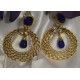 High Ended Designer Earrings in Antique Gold base